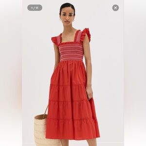 Hill House Nap Dress Red Ellie